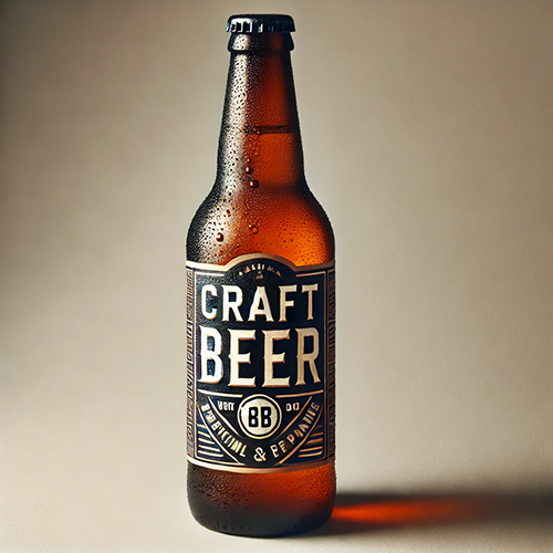 クラフトビールボトルラベル